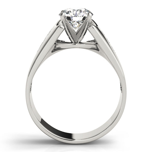 Pristine Remounts Round Diamond Engagement Ring — 9K/18K Gold & Platinum
