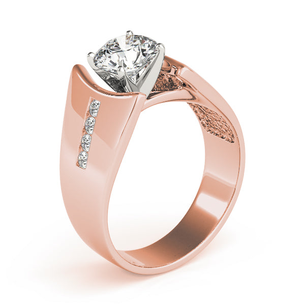Pristine Remounts Round Diamond Engagement Ring — 9K/18K Gold & Platinum