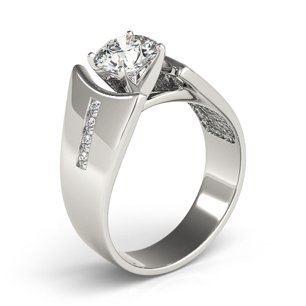 Pristine Remounts Round Diamond Engagement Ring — 9K/18K Gold & Platinum
