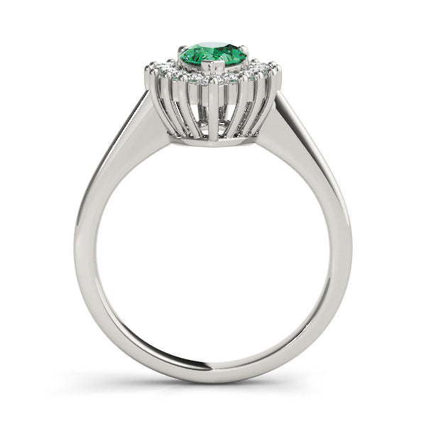 Adored Color Rings Pear Diamond Engagement Ring — 9K/18K Gold & Platinum