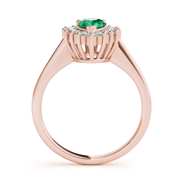 Adored Color Rings Pear Diamond Engagement Ring — 9K/18K Gold & Platinum