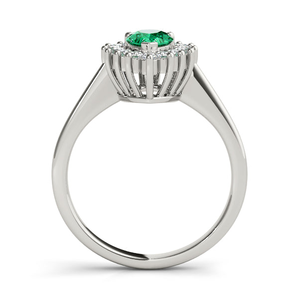 Adored Color Rings Pear Diamond Engagement Ring — 9K/18K Gold & Platinum