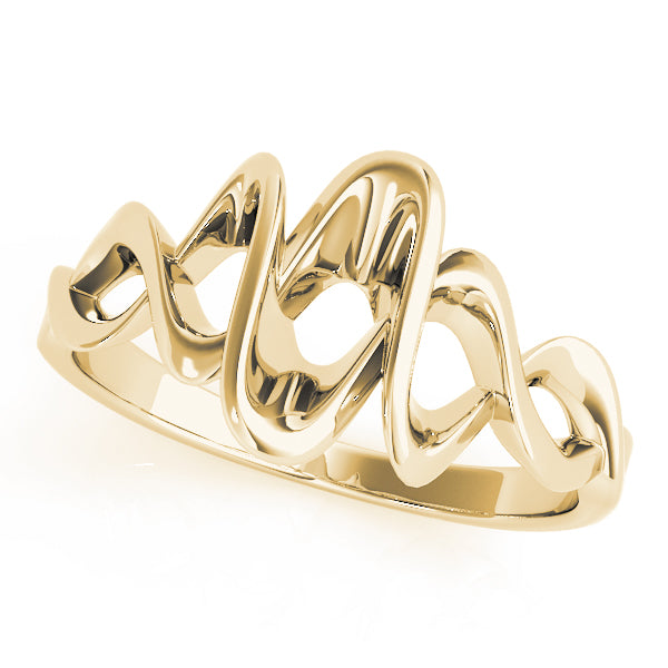 Classic Solitaires Any Shape Round Diamond Engagement Ring — 9K/18K Gold & Platinum