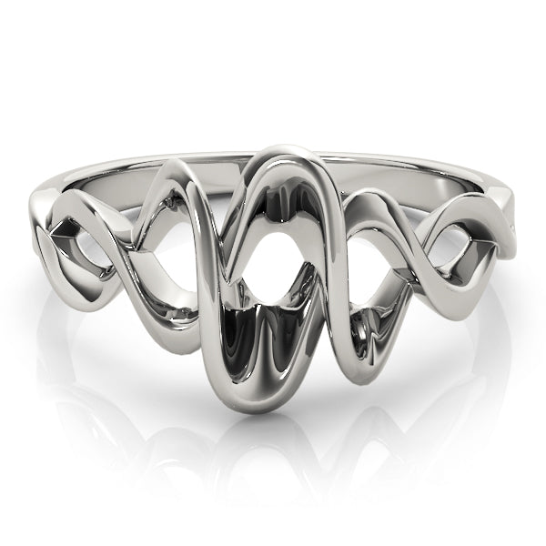 Classic Solitaires Any Shape Round Diamond Engagement Ring — 9K/18K Gold & Platinum
