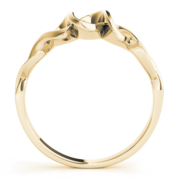 Classic Solitaires Any Shape Round Diamond Engagement Ring — 9K/18K Gold & Platinum