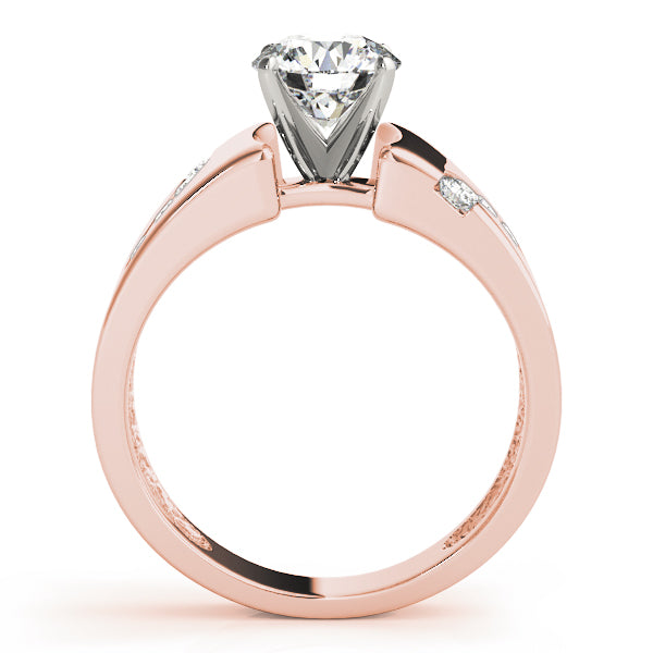 Vintage-Inspired Remounts Round Diamond Engagement Ring — 9K/18K Gold & Platinum