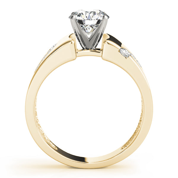 Vintage-Inspired Remounts Round Diamond Engagement Ring — 9K/18K Gold & Platinum