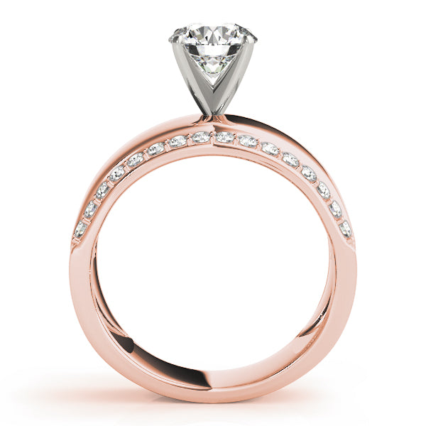 Romantic Remounts Round Diamond Engagement Ring — 9K/18K Gold & Platinum