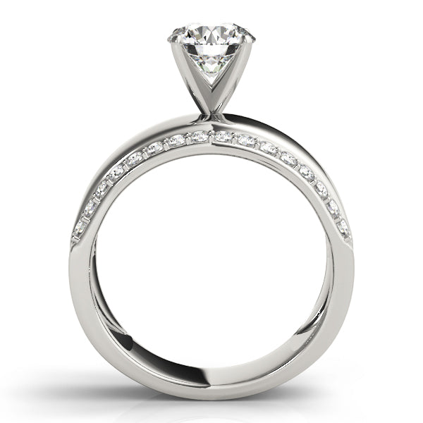 Romantic Remounts Round Diamond Engagement Ring — 9K/18K Gold & Platinum