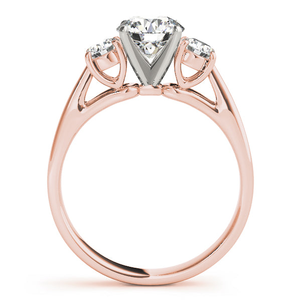 Three Stone Engagement Ring and Diamond Engagement Ring