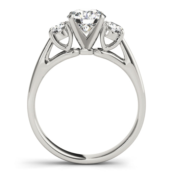 Three Stone Engagement Ring and Diamond Engagement Ring
