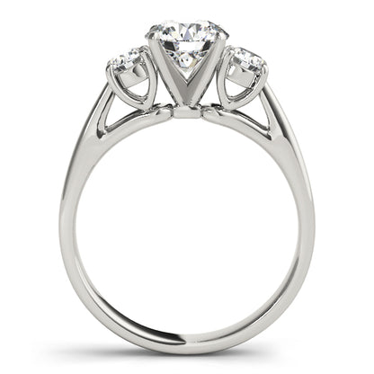 Three Stone Engagement Ring and Diamond Engagement Ring