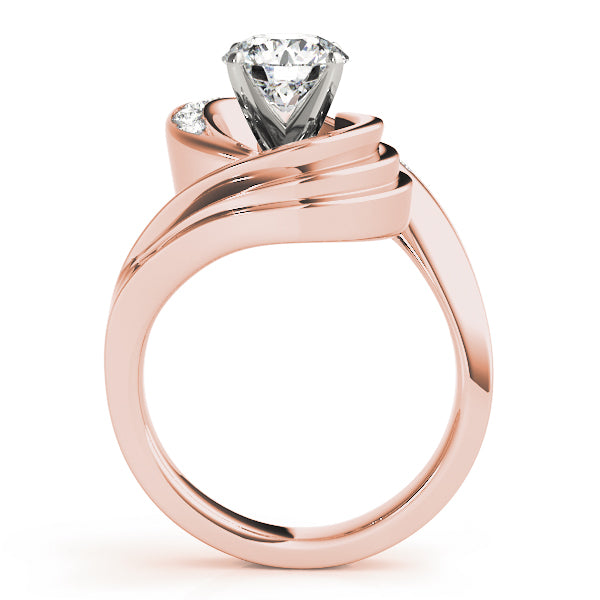 Lustrous Remounts Round Diamond Engagement Ring — 9K/18K Gold & Platinum