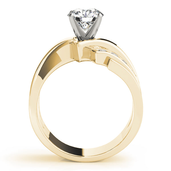 Opulent Remounts Round Diamond Engagement Ring — 9K/18K Gold & Platinum