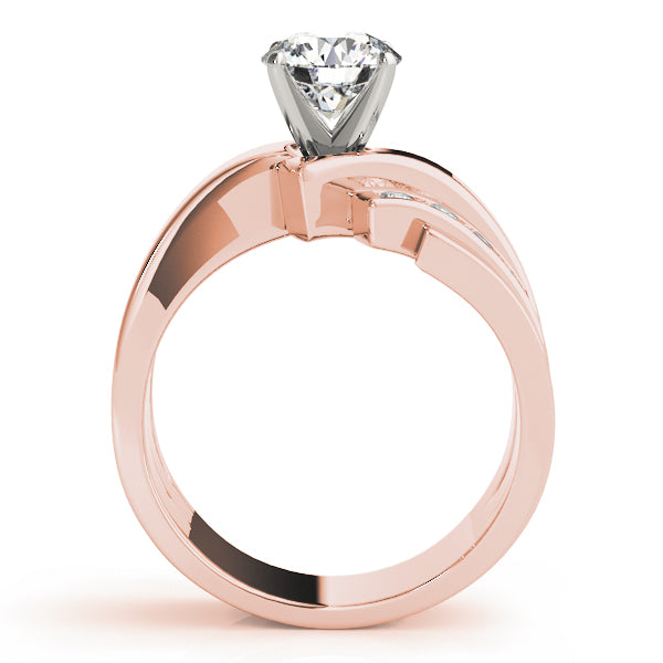 Opulent Remounts Round Diamond Engagement Ring — 9K/18K Gold & Platinum