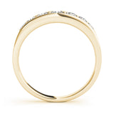 Channel Set Half Eternity Ring in Gold & Platinum