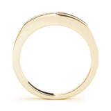 Channel Set Half Eternity Ring in Gold & Platinum