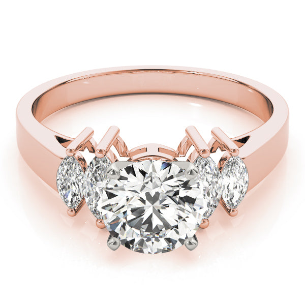 Pristine Fancy Shape Remounts Marquise Diamond Engagement Ring — 9K/18K Gold & Platinum