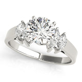 Pristine Fancy Shape Remounts Marquise Diamond Engagement Ring — 9K/18K Gold & Platinum