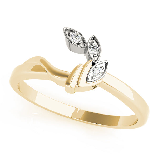 Wraps & Inserts Half Eternity Ring in Gold & Platinum