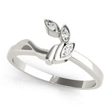 Wraps & Inserts Half Eternity Ring in Gold & Platinum