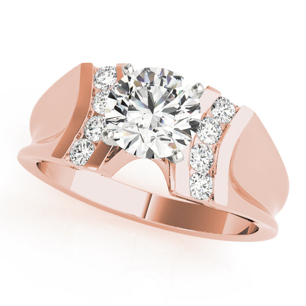 Timeless Remounts Round Diamond Engagement Ring — 9K/18K Gold & Platinum