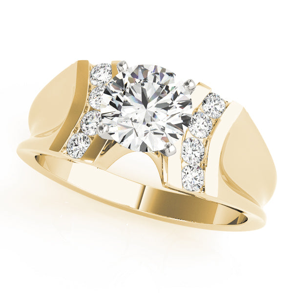 Timeless Remounts Round Diamond Engagement Ring — 9K/18K Gold & Platinum