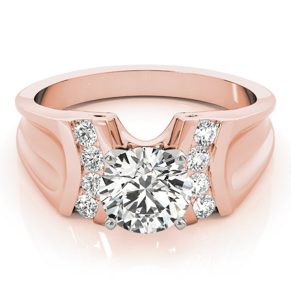 Timeless Remounts Round Diamond Engagement Ring — 9K/18K Gold & Platinum