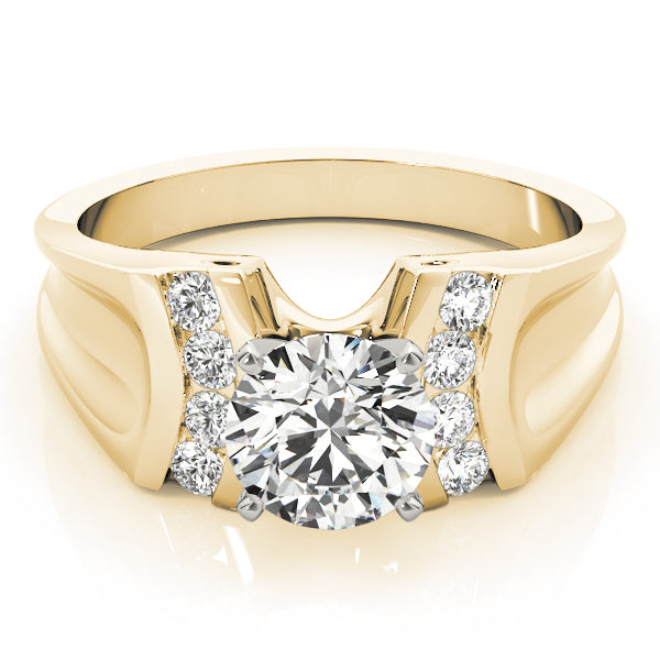 Timeless Remounts Round Diamond Engagement Ring — 9K/18K Gold & Platinum