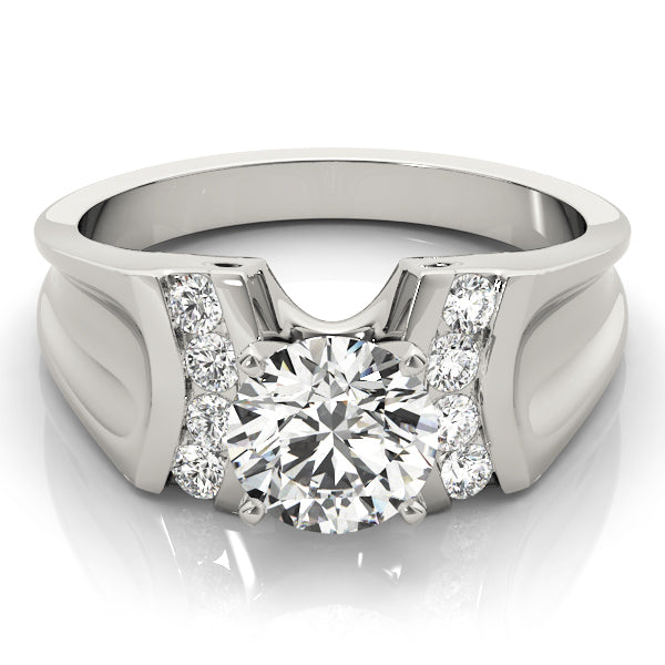 Timeless Remounts Round Diamond Engagement Ring — 9K/18K Gold & Platinum