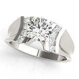 Timeless Remounts Round Diamond Engagement Ring — 9K/18K Gold & Platinum