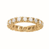 Color Full Eternity Ring in Gold & Platinum
