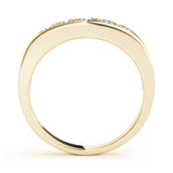 Channel Set Half Eternity Ring in Gold & Platinum