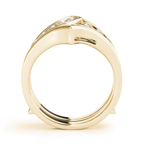 Channel Set Wraps & Inserts Half Eternity Ring in Gold & Platinum