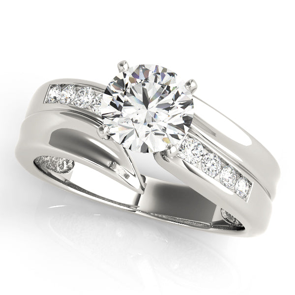 Radiant Remounts Round Diamond Engagement Ring — 9K/18K Gold & Platinum