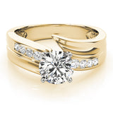 Radiant Remounts Round Diamond Engagement Ring — 9K/18K Gold & Platinum