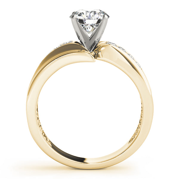 Radiant Remounts Round Diamond Engagement Ring — 9K/18K Gold & Platinum