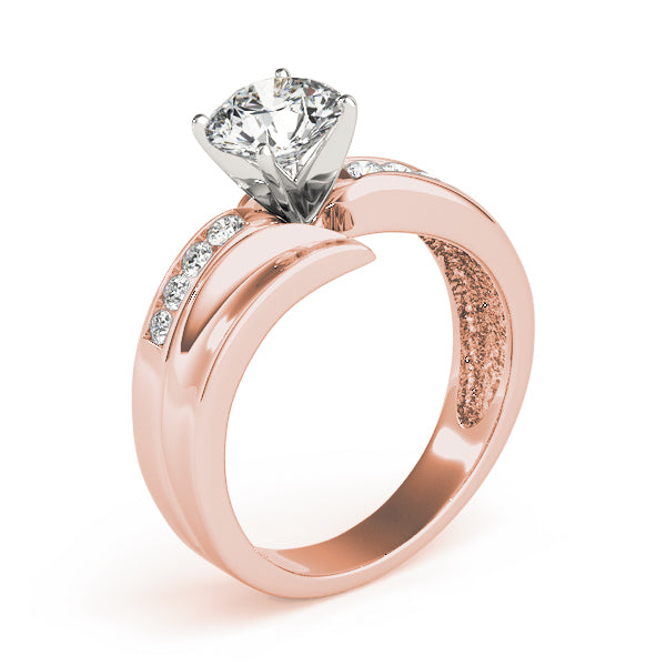 Radiant Remounts Round Diamond Engagement Ring — 9K/18K Gold & Platinum