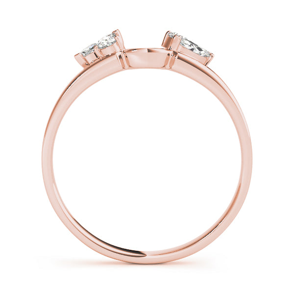Wraps & Insert Half Eternity Ring in Gold & Platinum