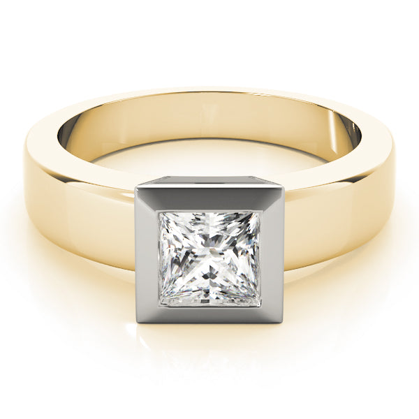 Couture Solitaires Princess Diamond Engagement Ring — 9K/18K Gold & Platinum