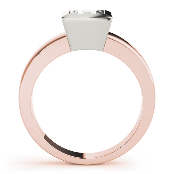 Couture Solitaires Princess Diamond Engagement Ring — 9K/18K Gold & Platinum