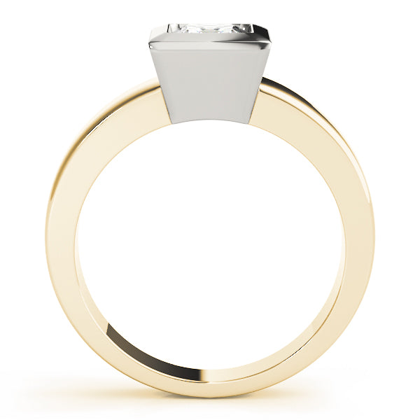 Couture Solitaires Princess Diamond Engagement Ring — 9K/18K Gold & Platinum