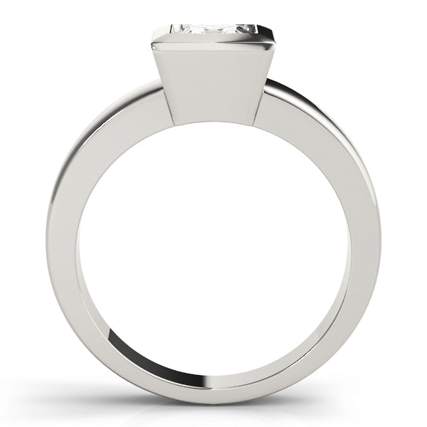 Couture Solitaires Princess Diamond Engagement Ring — 9K/18K Gold & Platinum
