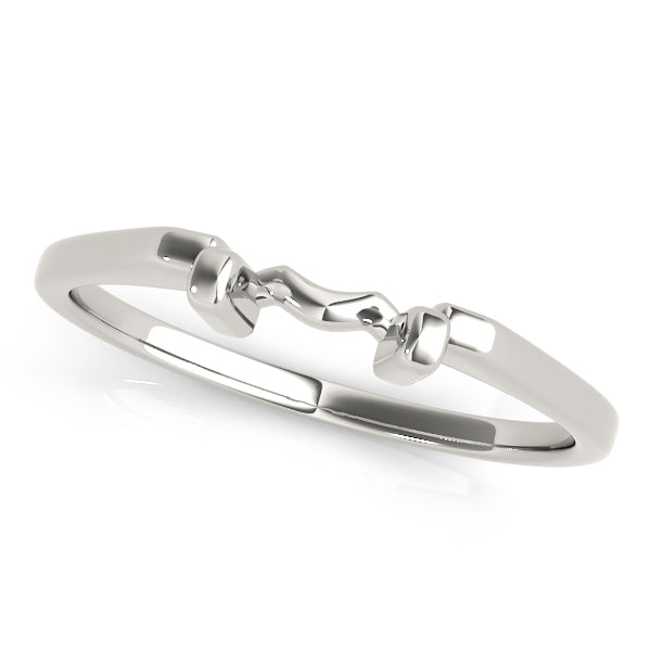 Curved Wedding Gold Band
