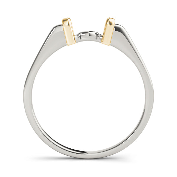 Curved Wedding Gold Band