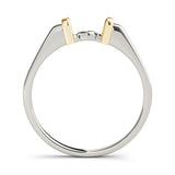 Curved Wedding Gold Band