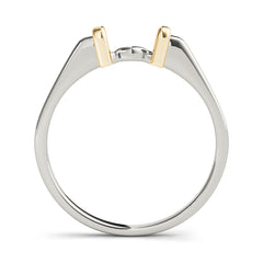 Curved Wedding Gold Band