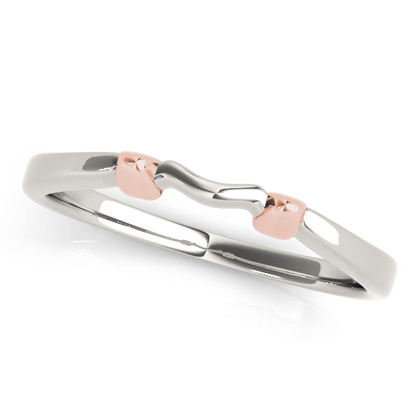 Curved Wedding Gold Band