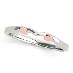 Curved Wedding Gold Band