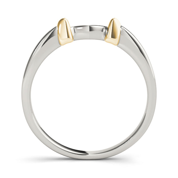 Curved Wedding Gold Band